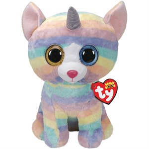 Plush beanie boos 16in cat with horn Heather