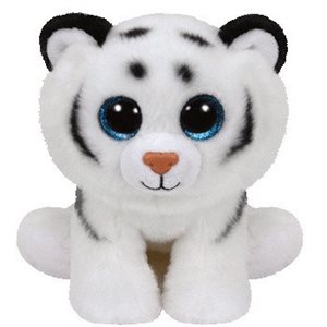 Peluche beanie babies 8po tigre blanc Tundra