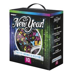 New year party kit 10 people 57pcs