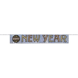 Happy New Year fringe banner 4.75ft