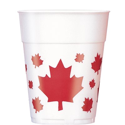Canada day 16oz plastic cups 8pcs