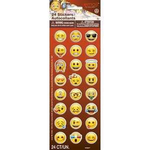 Emoji puffy sticker sheet