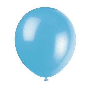 10 ballons en latex 12po bleu sarcelle