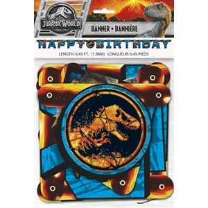 Jurassic World jointed letter banner