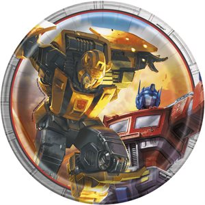 Transformers plates 7in 8pcs