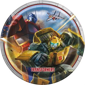 Transformers plates 9in 8pcs
