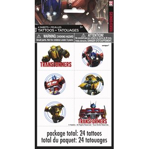 Transformers tattoos 24pcs