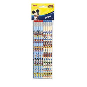 8 crayons de bois Mickey Mouse