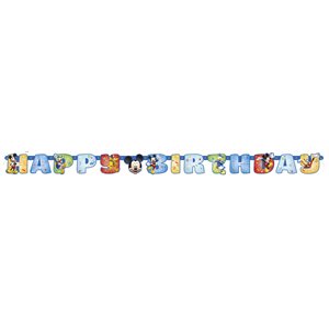 Mickey Mouse jointed letter banner