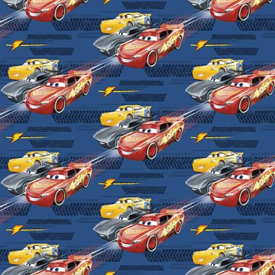 Cars 3 gift wrap 5ftx30in