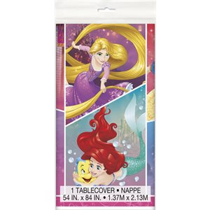 Disney Princesses plastic table cover 54x84in