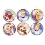 6 balles rebondissantes Princesses Disney