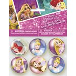 6 balles rebondissantes Princesses Disney