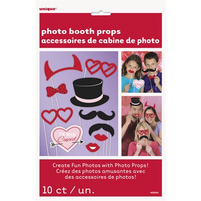 10 accessoires pour photos St-Valentin