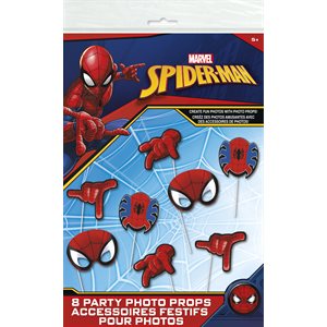 8 accessoires pour photos Spider-Man
