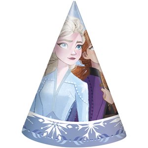 8 chapeaux de fête La Reine des Neige 2