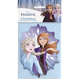 Frozen 2 invitations 8pcs