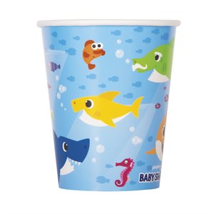 Baby Shark cups 9oz 8pcs