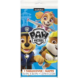 Paw Patrol plastic table cover 54x84in