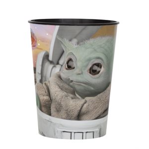 Baby Yoda plastic cup 16oz
