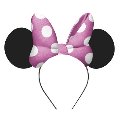 4 serre-têtes avec oreilles Minnie Mouse