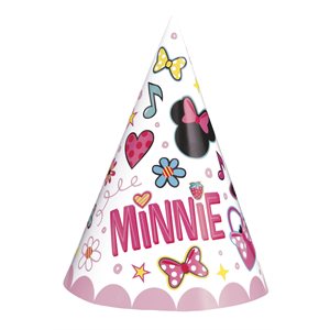 Minnie Mouse party hats 8pcs