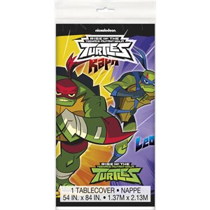 Rise of the TMNT plastic table cover 54x84in