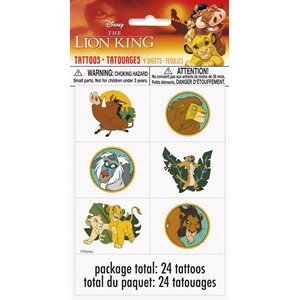 The Lion King tattoos 24pcs