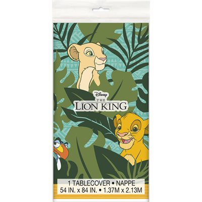 The Lion King plastic table cover 54x84in