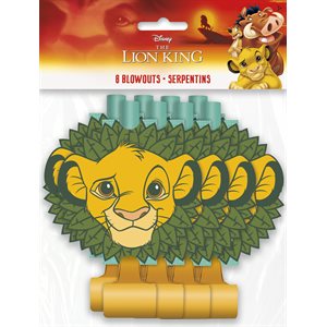 The Lion King blowouts 8pcs