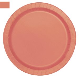 Coral plates 9in 16pcs