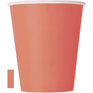 Coral cups 9oz 14pcs