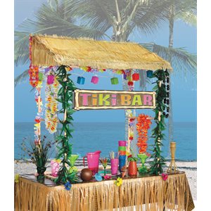 Tiki bar hut table kit
