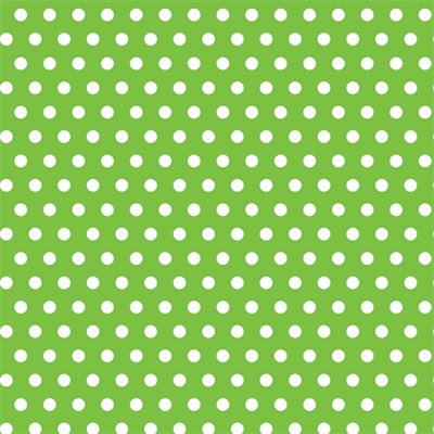 Kiwi green dots gift wrap 16ftx30in