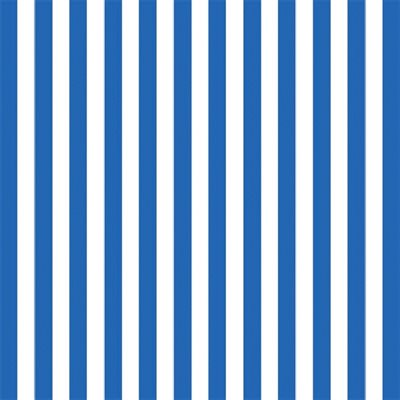 Blue & white striped gift wrap 16ftx30in
