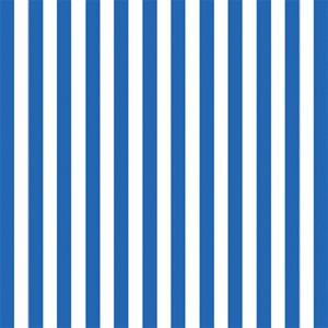 Blue & white striped gift wrap 16ftx30in