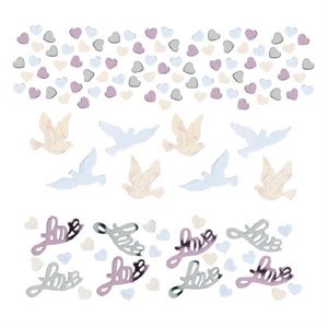 Wedding doves confetti 1.2oz