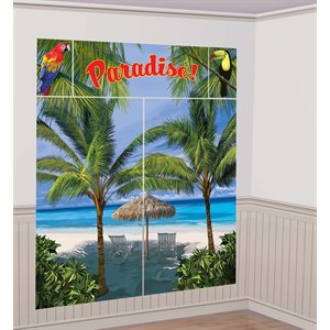 Décoration murale paradis tropical 5mcx
