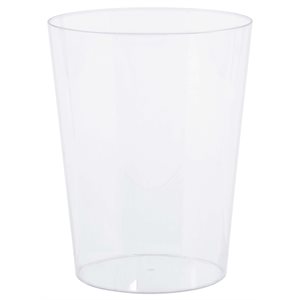 Clear plastic cylinder container 5.75in