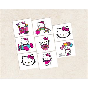 1 feuilles de tatouages Hello Kitty