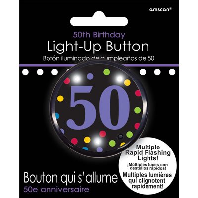 Bouton clignotant 50ans