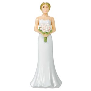 Plastic bride cake topper
