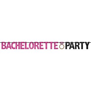 Bachelorette Party glitter jointed letter banner