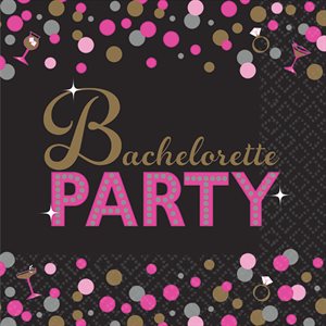 Bachelorette Party beverage napkins 16pcs