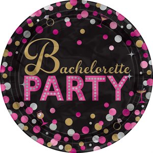 Bachelorette Party plates 7in 8pcs