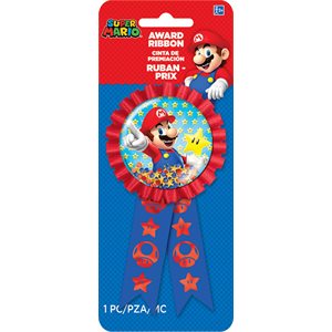 Super Mario award ribbon