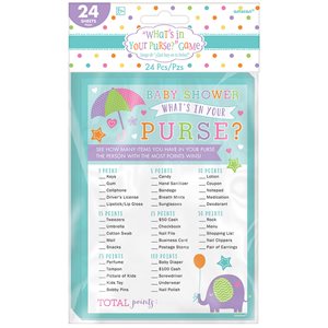 Baby Shower what’s in your purse game 24pcs