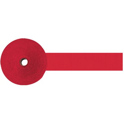 Rouleau de papier crêpe 500pi rouge