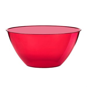 Red plastic bowl 1.8L
