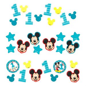 Confettis 1.2oz Mickey 1re anniversaire